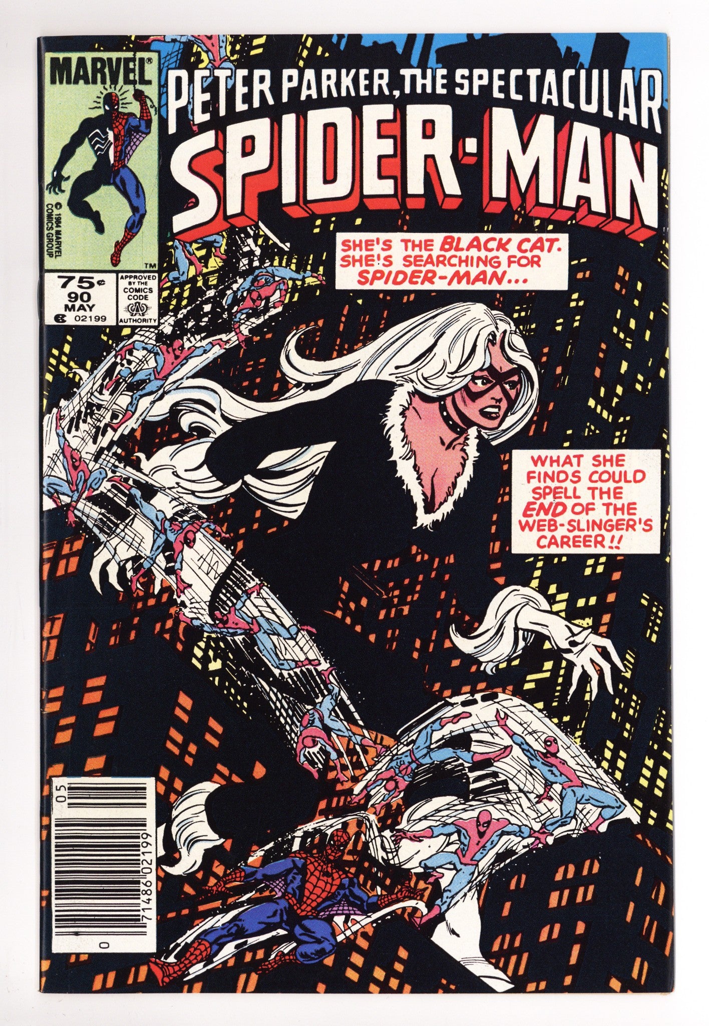 The Spectacular Spider-Man Vol 1 90 NM- (9.2) (1984) Canadian Price Variant 