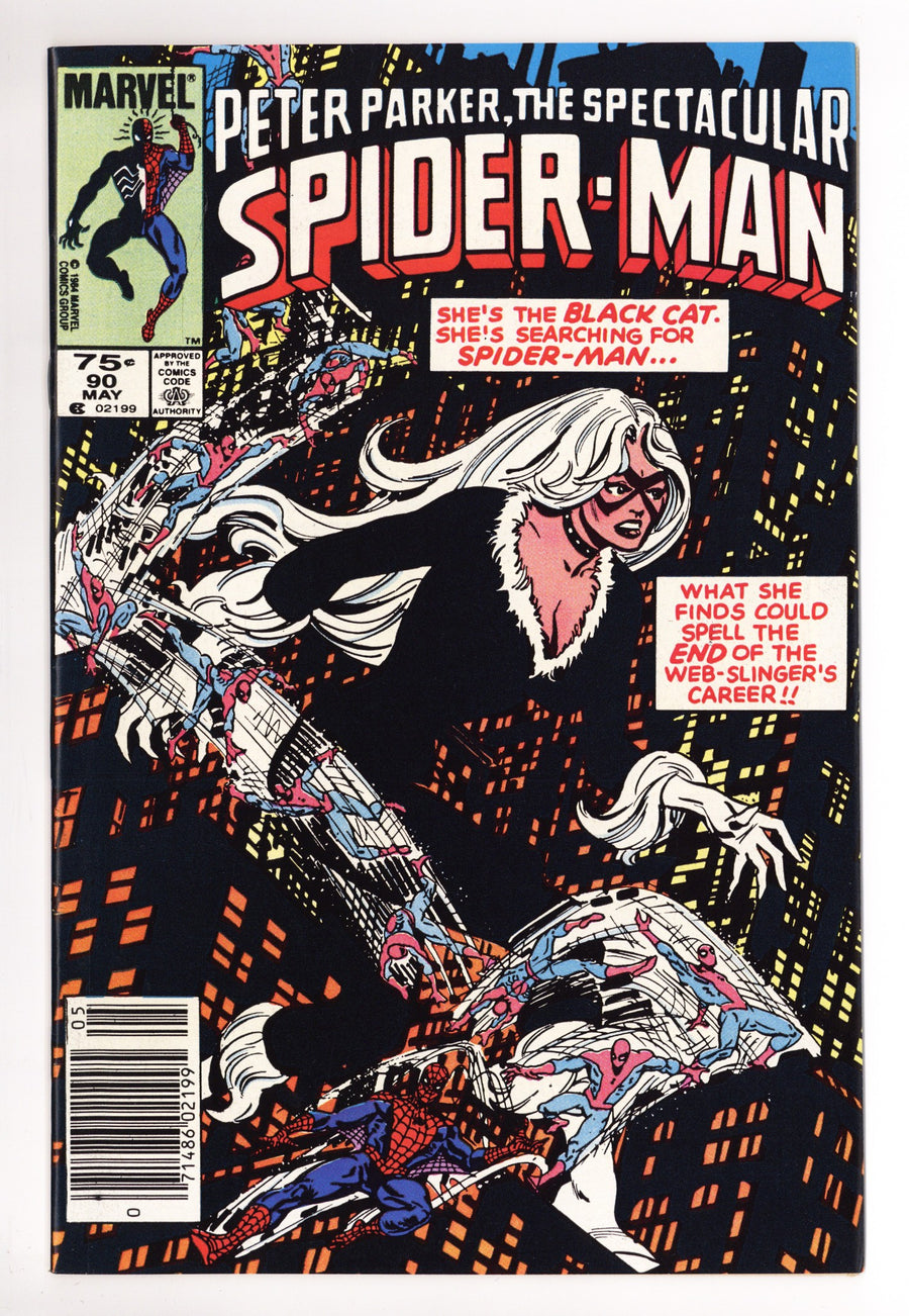 The Spectacular Spider-Man Vol 1 90 NM- (9.2) (1984) Canadian Price Variant 