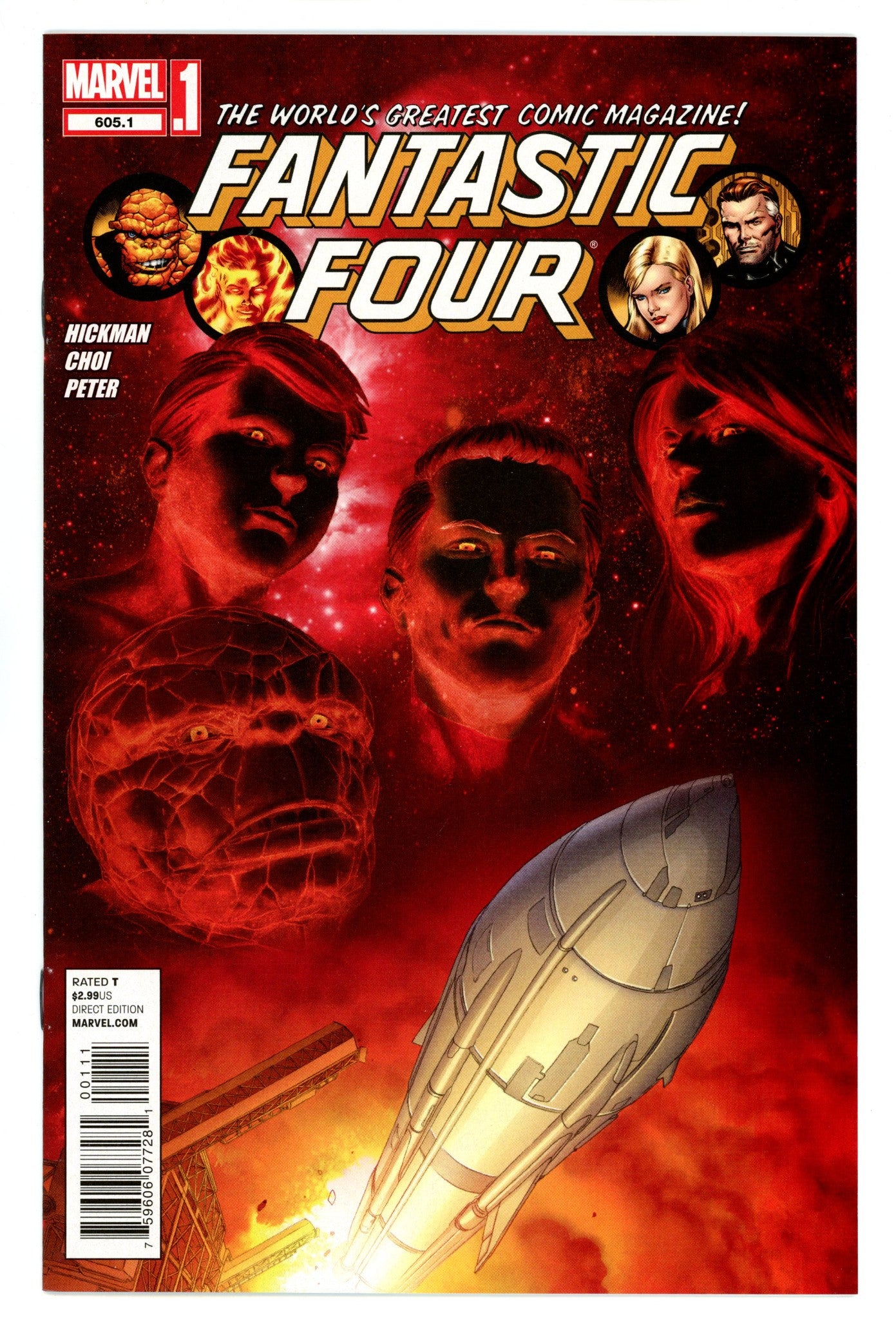 Fantastic Four Vol 3 605.1 High Grade (2012) 