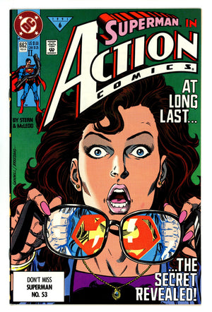 Action Comics Vol 1 662 NM- (9.2) (1991) 2nd Print