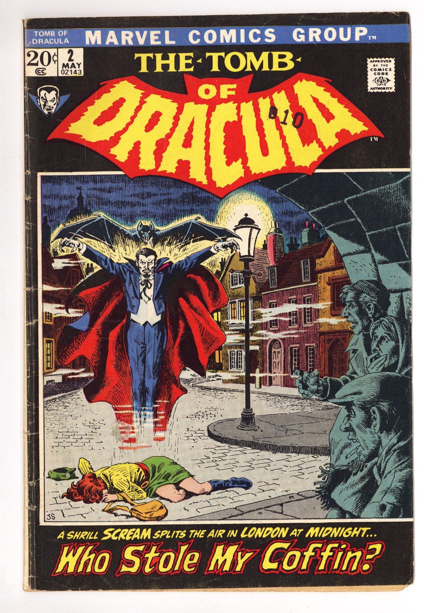 Tomb of Dracula Vol 1 2 GD/VG (3.0) (1972) 
