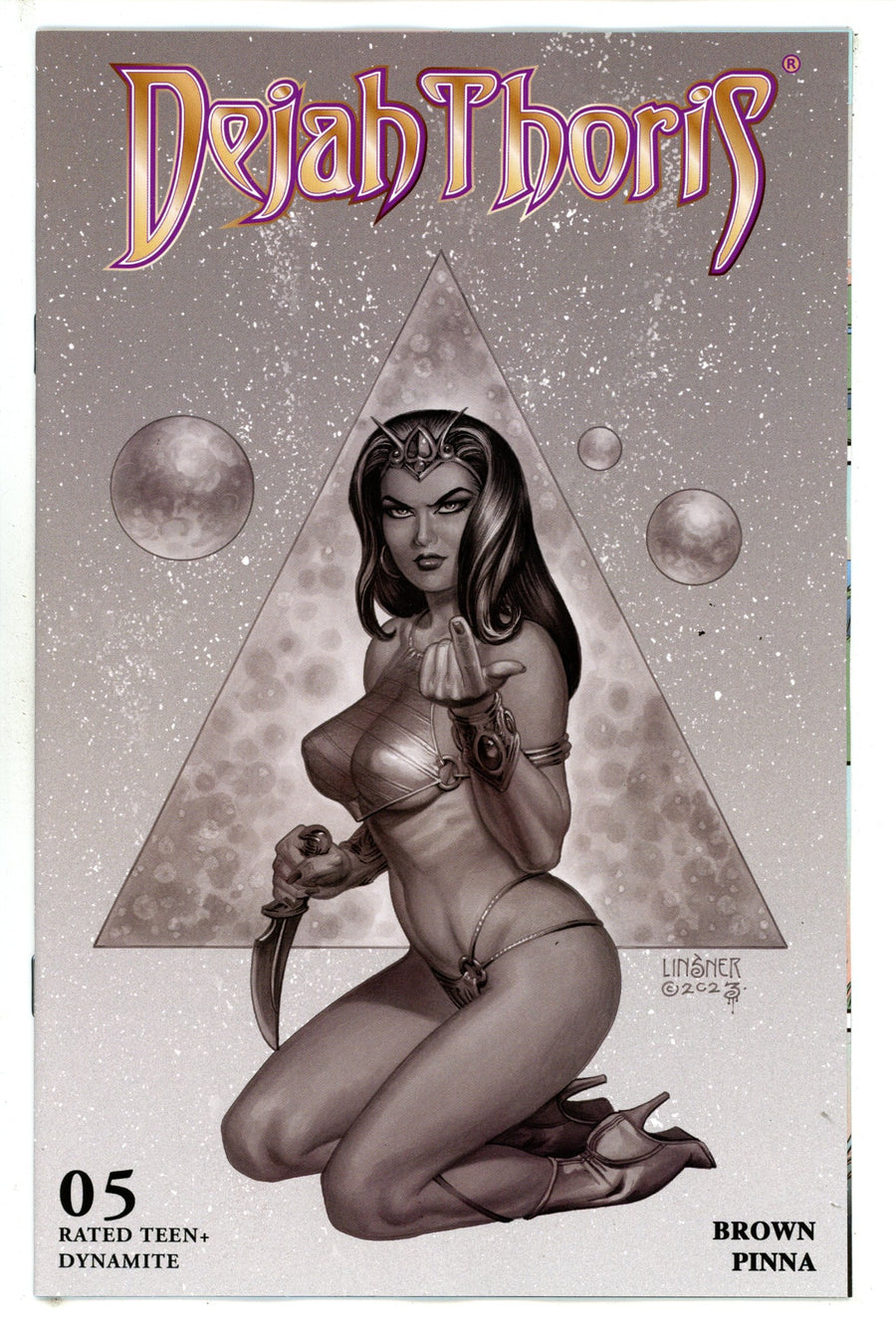 Dejah Thoris Vol 4 5 Linsner B&W Incentive Variant (2023)