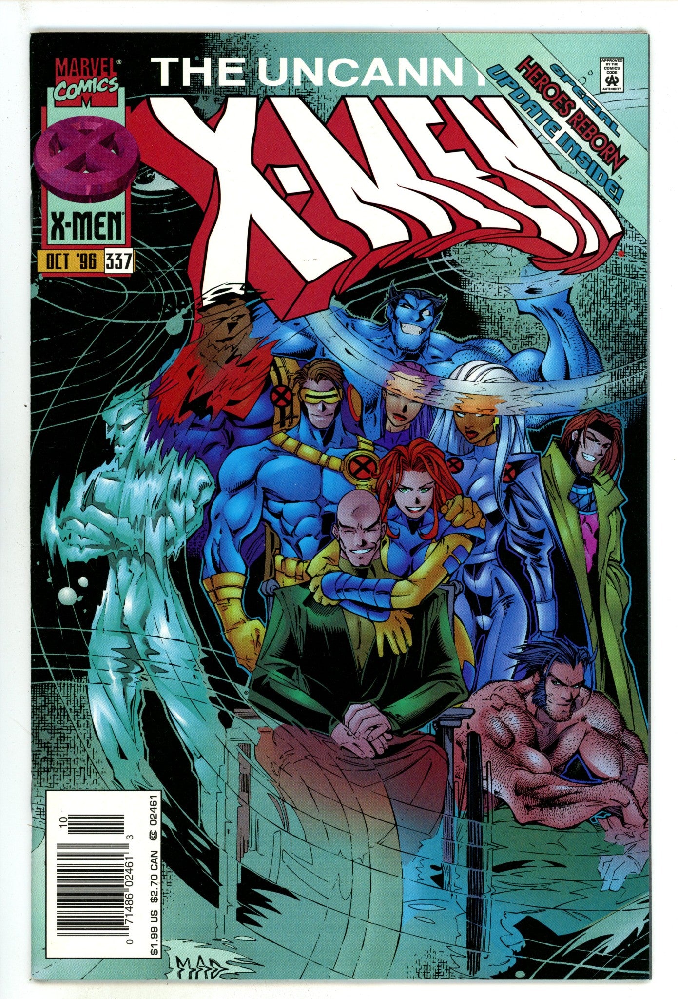 The Uncanny X-Men Vol 1 337 Mid Grade (1996) Newsstand 