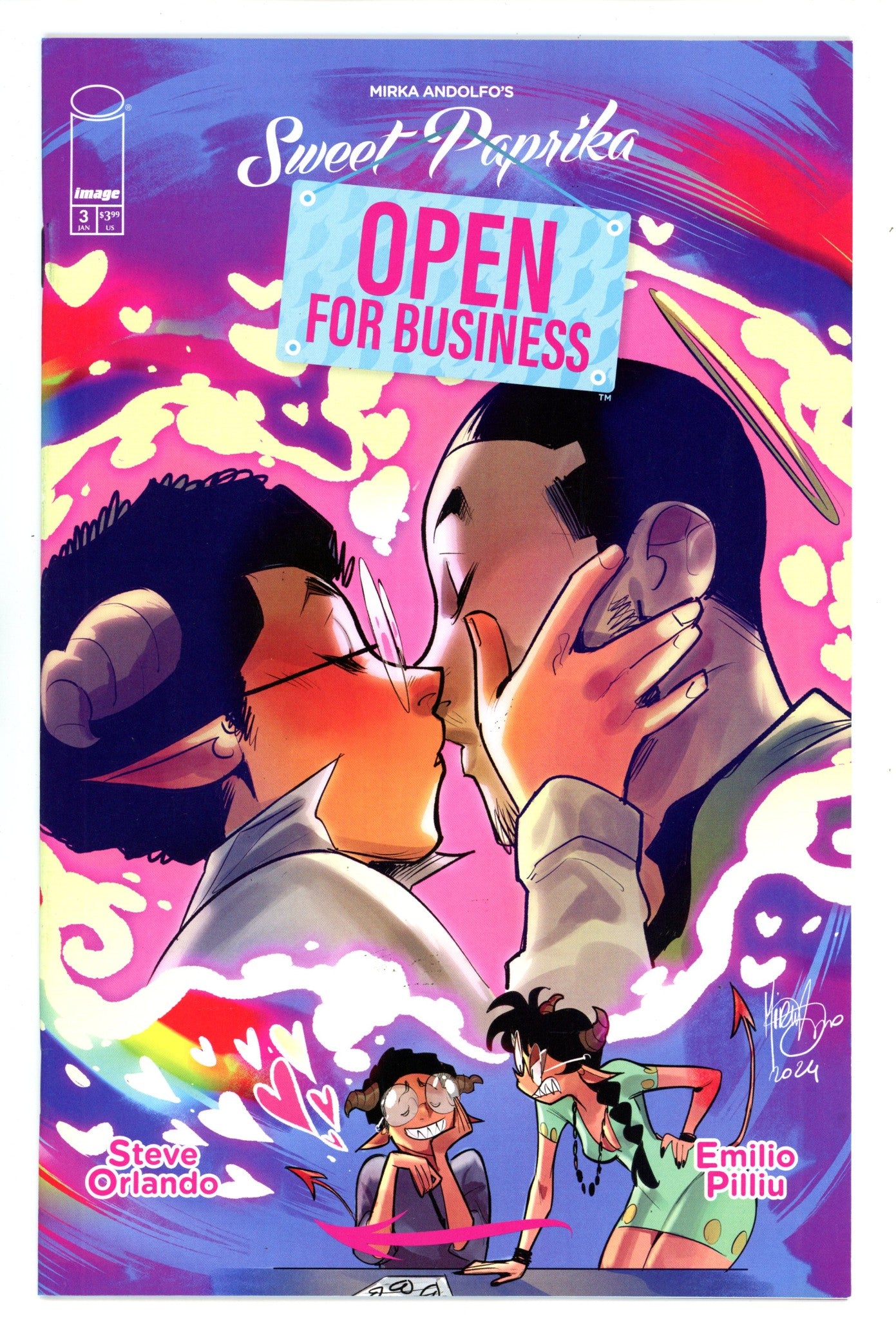 Mirka Andolfos Sweet Paprika Open For Business 3 Andolfo Variant (2025)