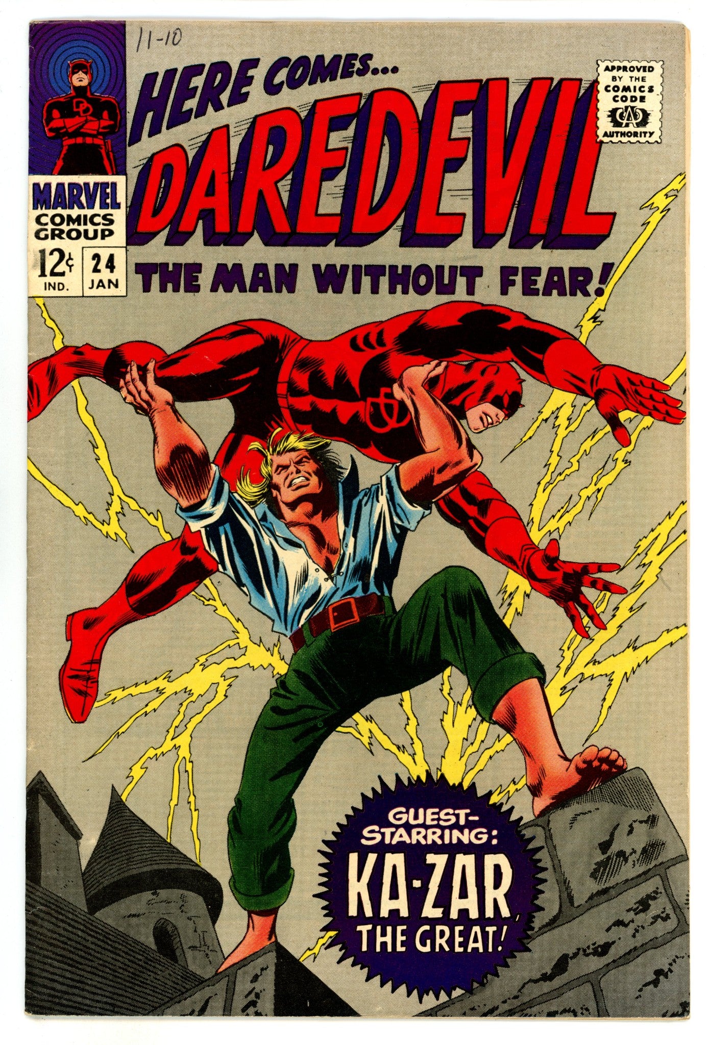 Daredevil Vol 1 24  FN/VF (7.0)  (1967)  