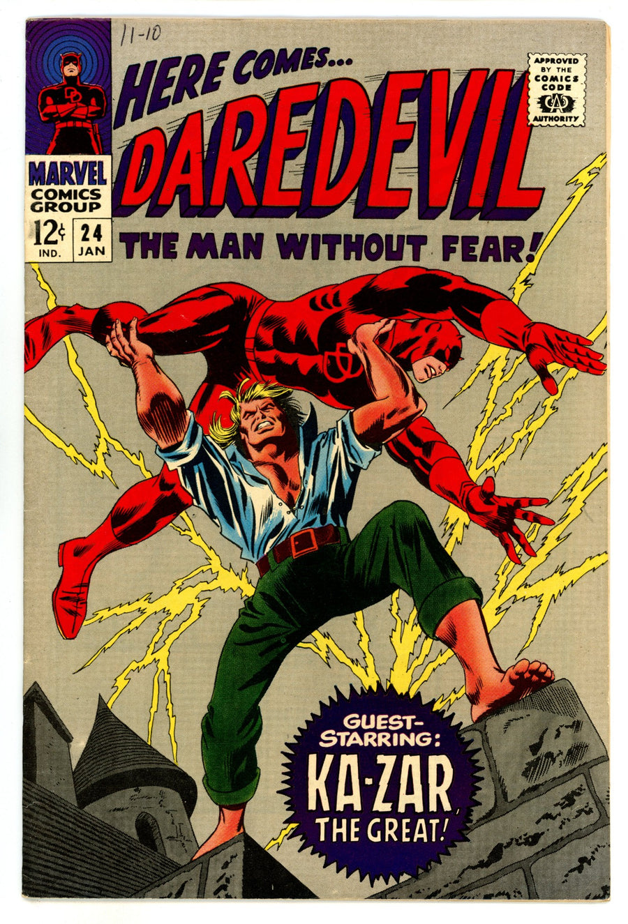 Daredevil Vol 1 24  FN/VF (7.0)  (1967)  