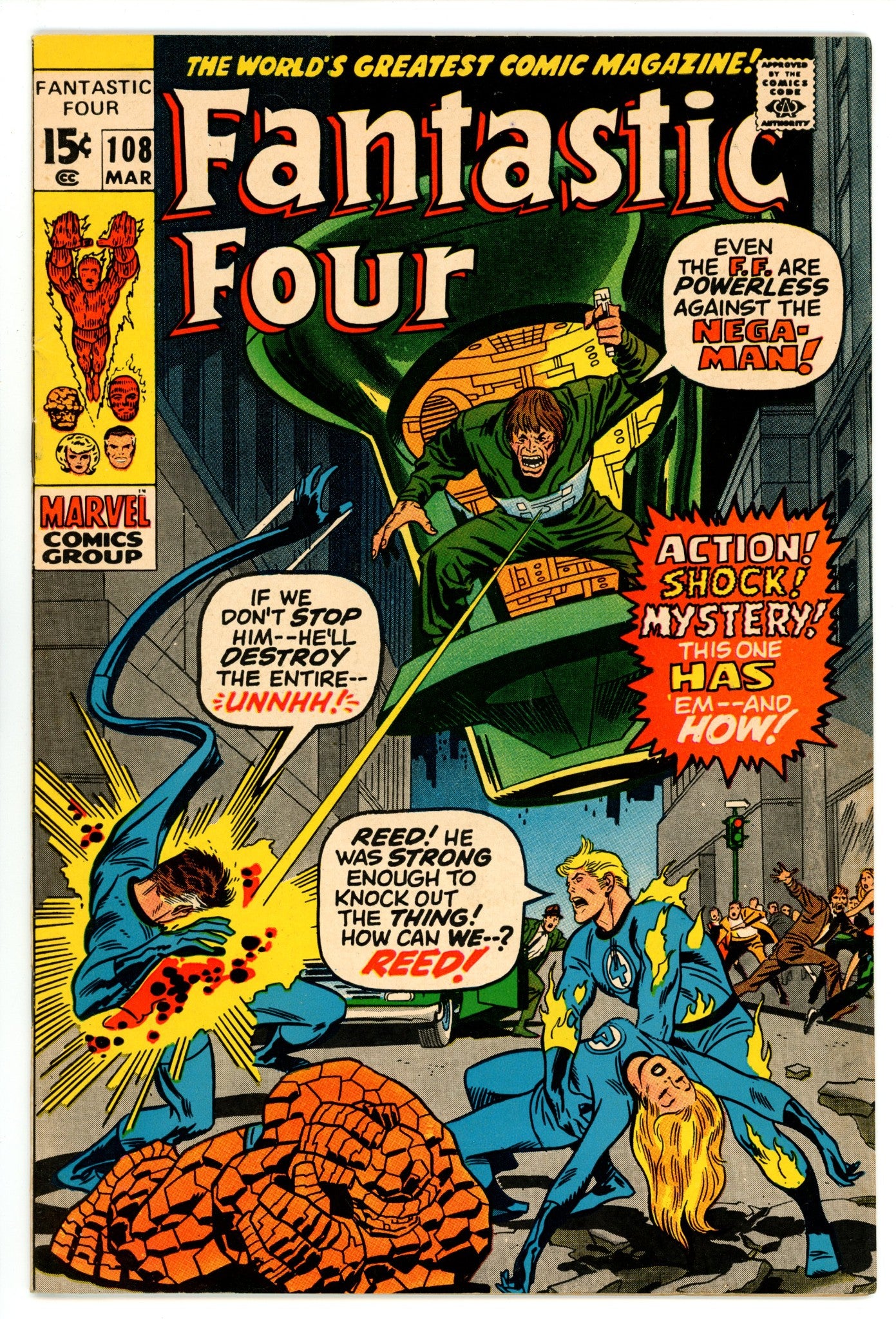 Fantastic Four Vol 1 108 VF- (7.5) (1971) 