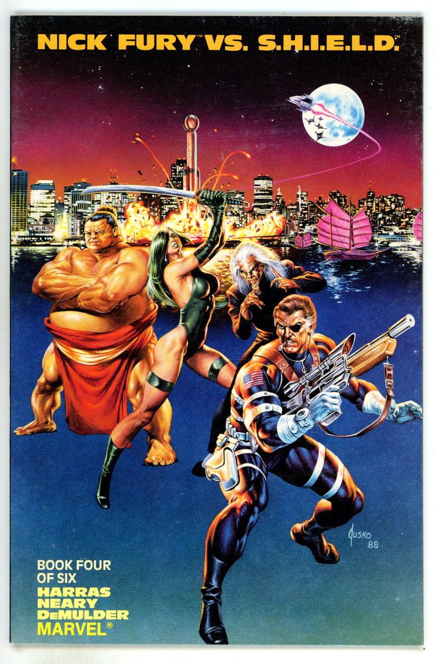 Nick Fury vs. S.H.I.E.L.D. 4 Mid Grade (1988) 
