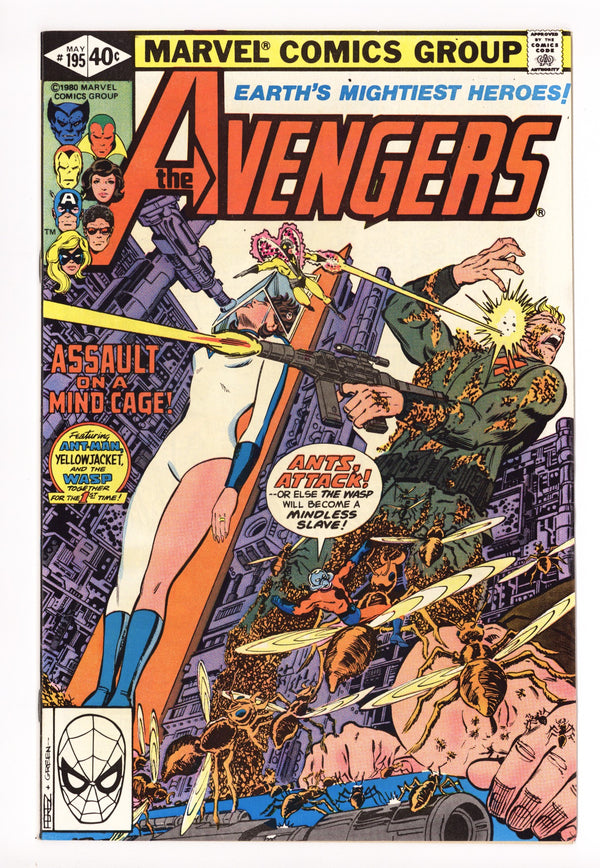 The Avengers Vol 1 195  FN/VF (7.0)   (1980)