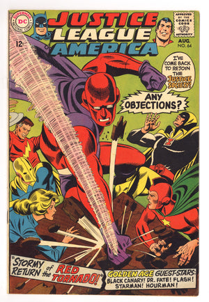 Justice League of America Vol 1 64 FN- (5.5) (1968)