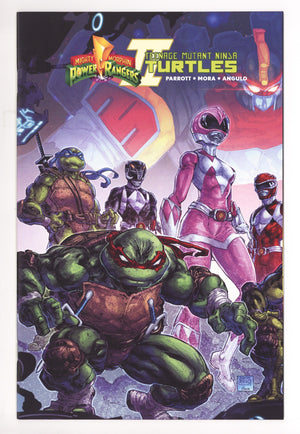 Mighty Morphin Power Rangers / Teenage Mutant Ninja Turtles II 1 High Grade (2023) II Connecting Exclusive Variant