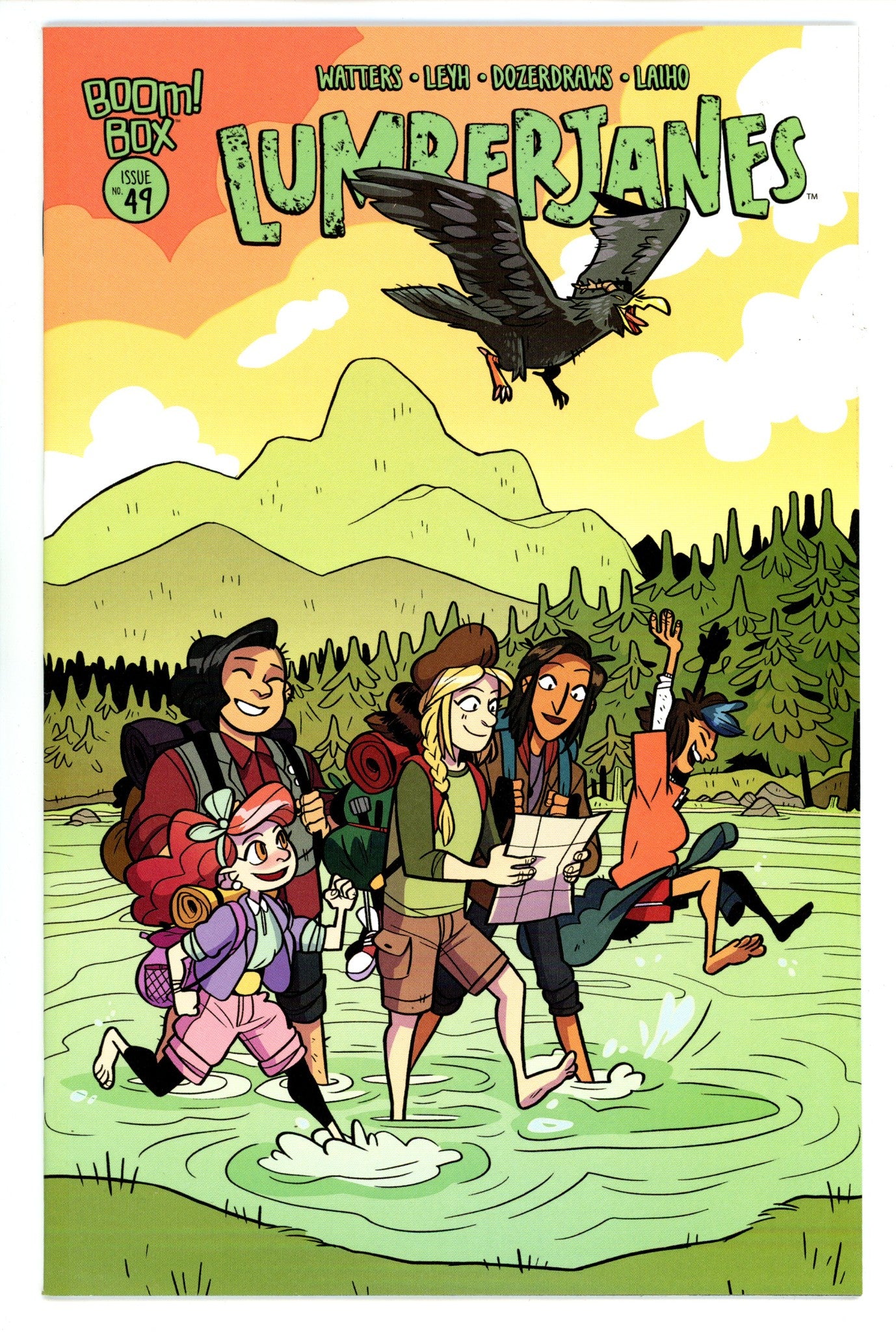 Lumberjanes 49 High Grade (2018) Dozerdraws Variant 