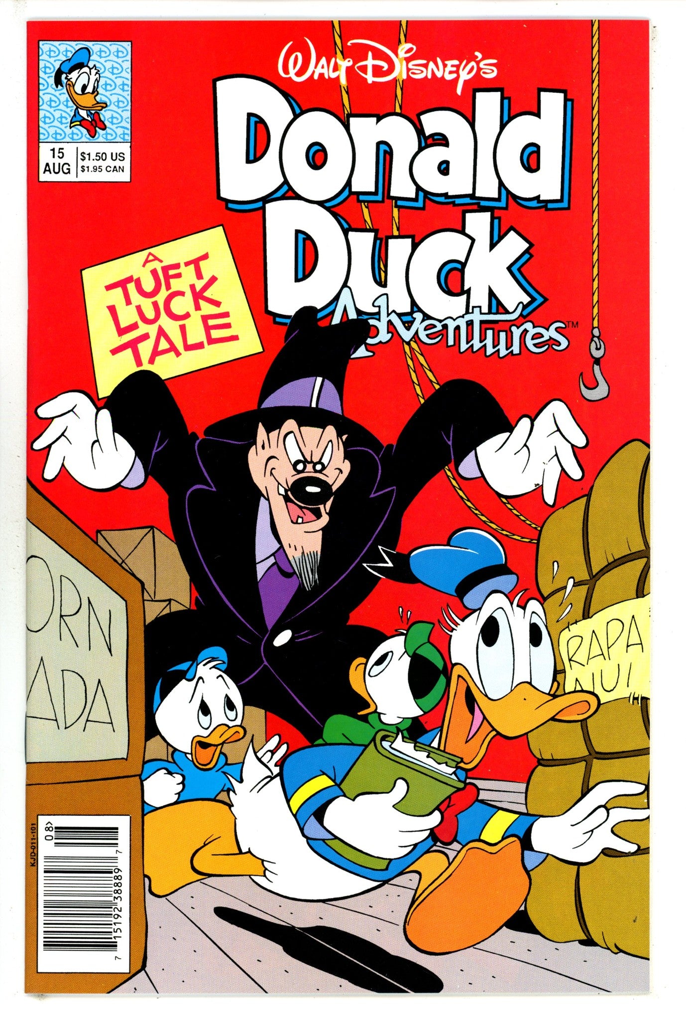 Walt Disney's Donald Duck Adventures Vol 2 15 Newsstand VF/NM (1991)