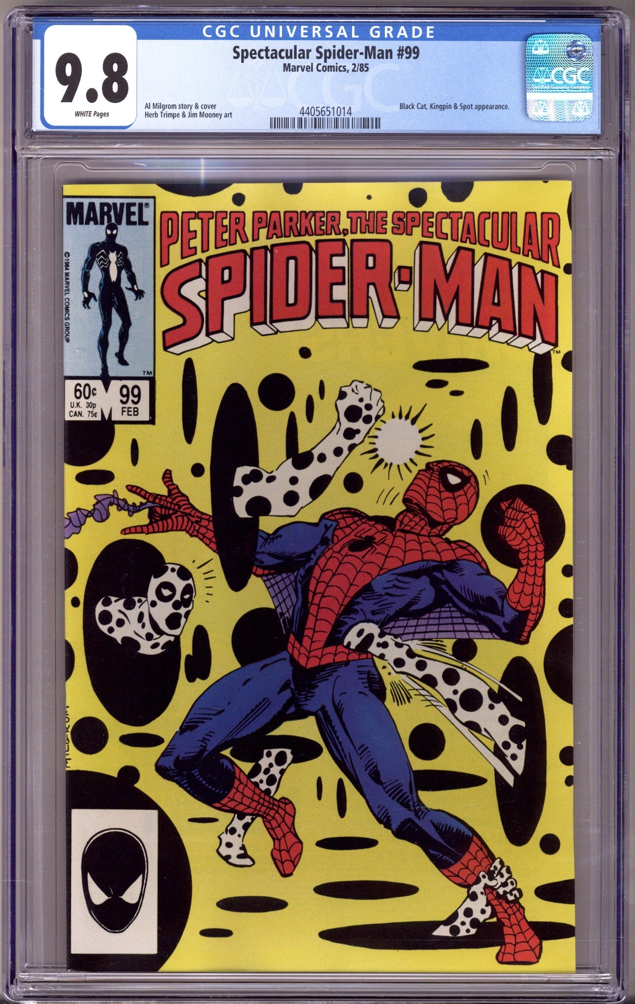 The Spectacular Spider-Man Vol 1 99 CGC 9.8 (NM/M) (1985) 
