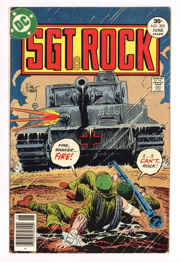 Sgt. Rock Vol 1 305  Low Grade   (1977)