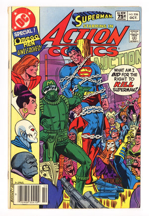 Action Comics Vol 1 536 Mid Grade (1982) Canadian Price Variant 