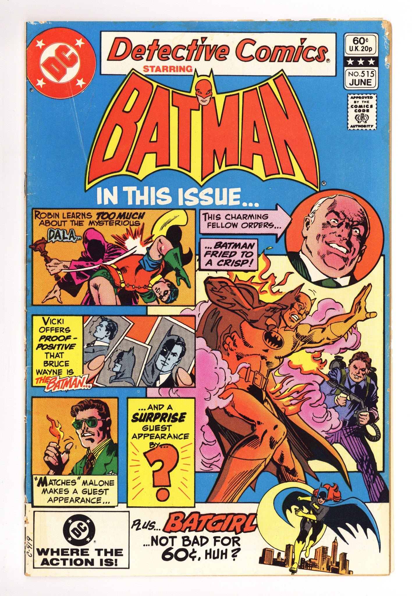 Detective Comics Vol 1 515 Low Grade (1982) 