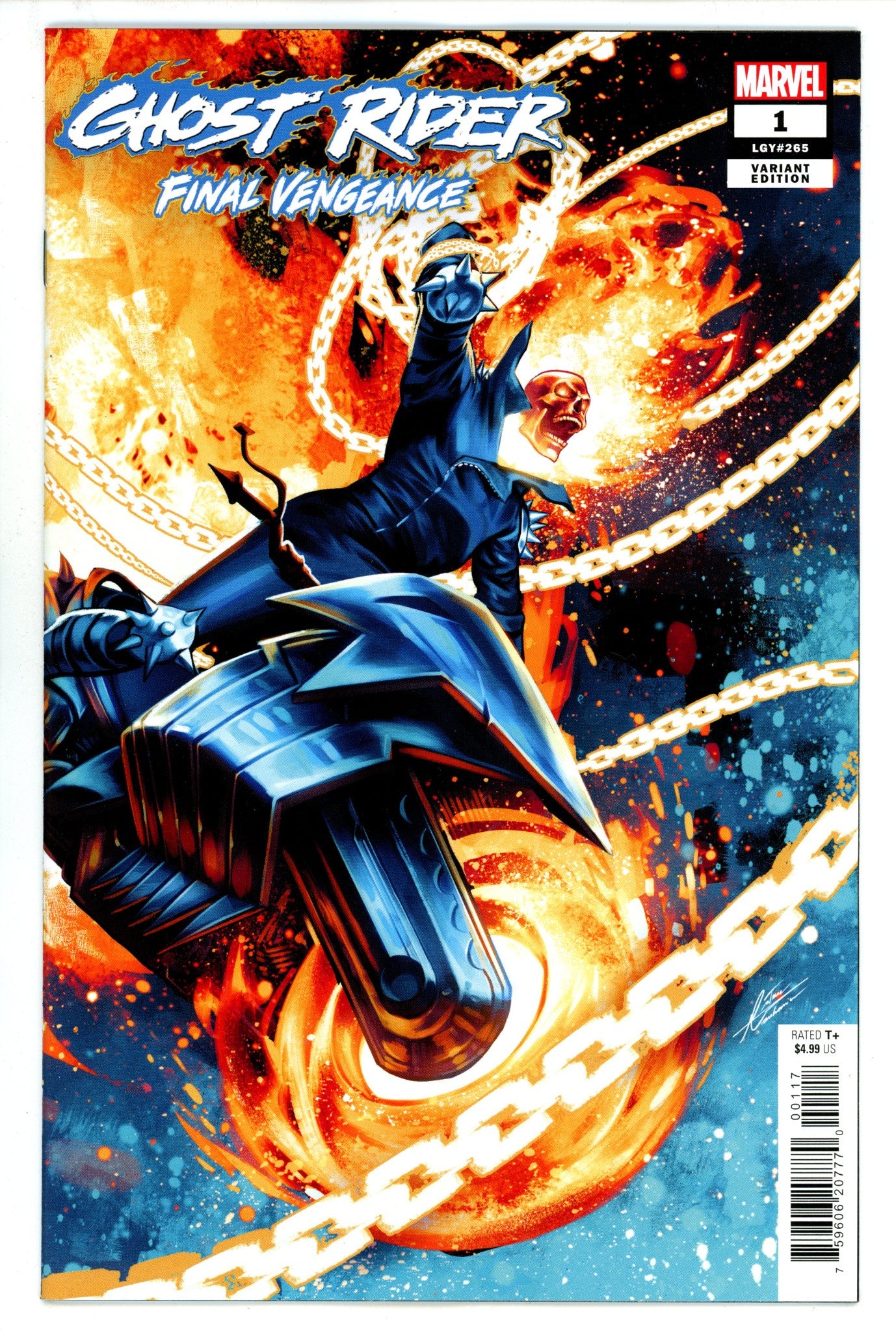 Ghost Rider Final Vengeance 1 Manhanini Incentive Variant VF/NM (2024)