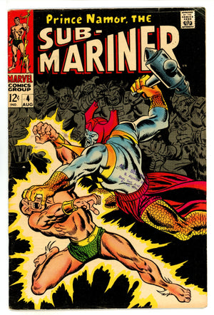 Sub-Mariner Vol 1 4 FN- (5.5) (1968) 