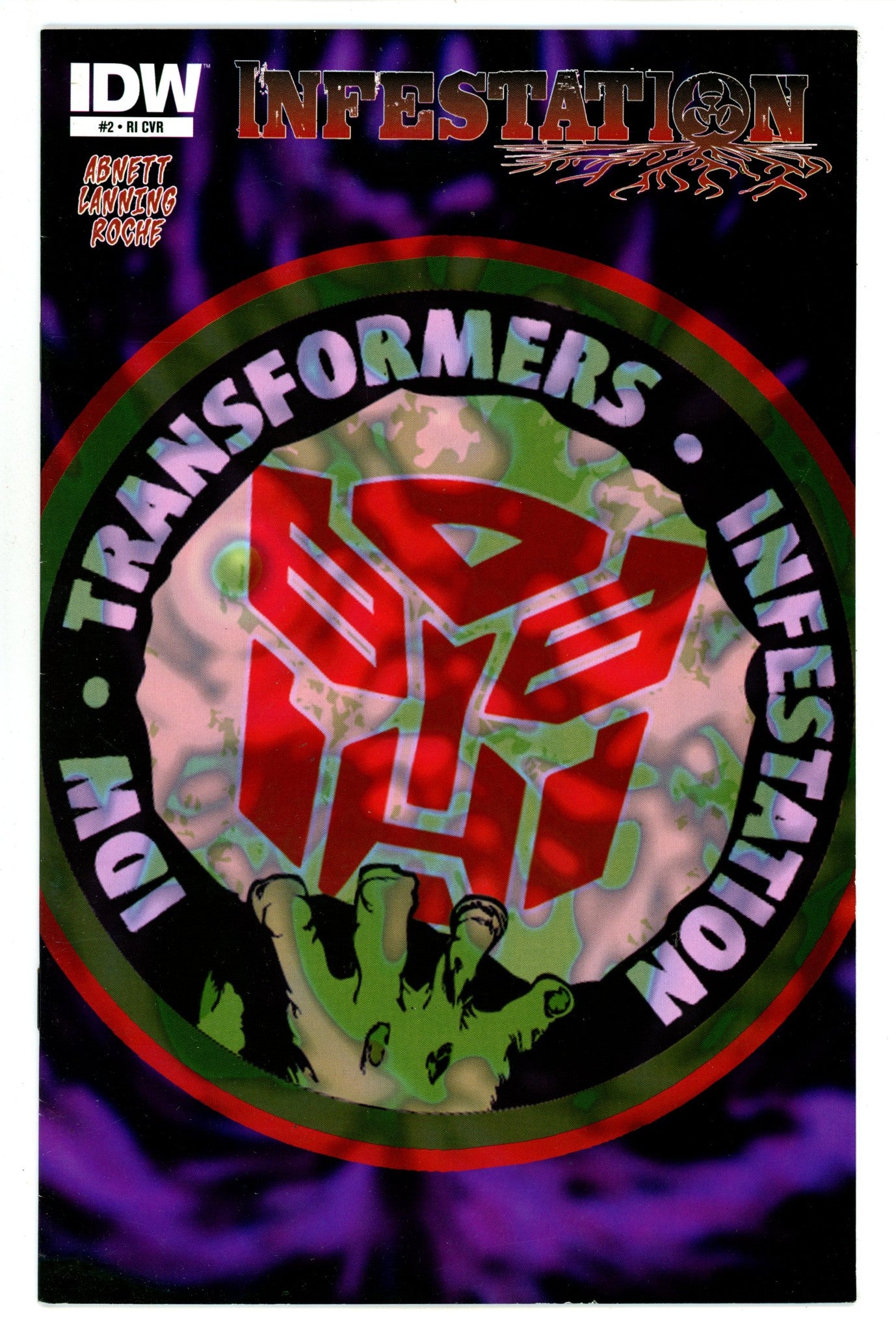 The Transformers: Infestation 2 FN/VF (7.0) (2011) Logo Incentive Variant 