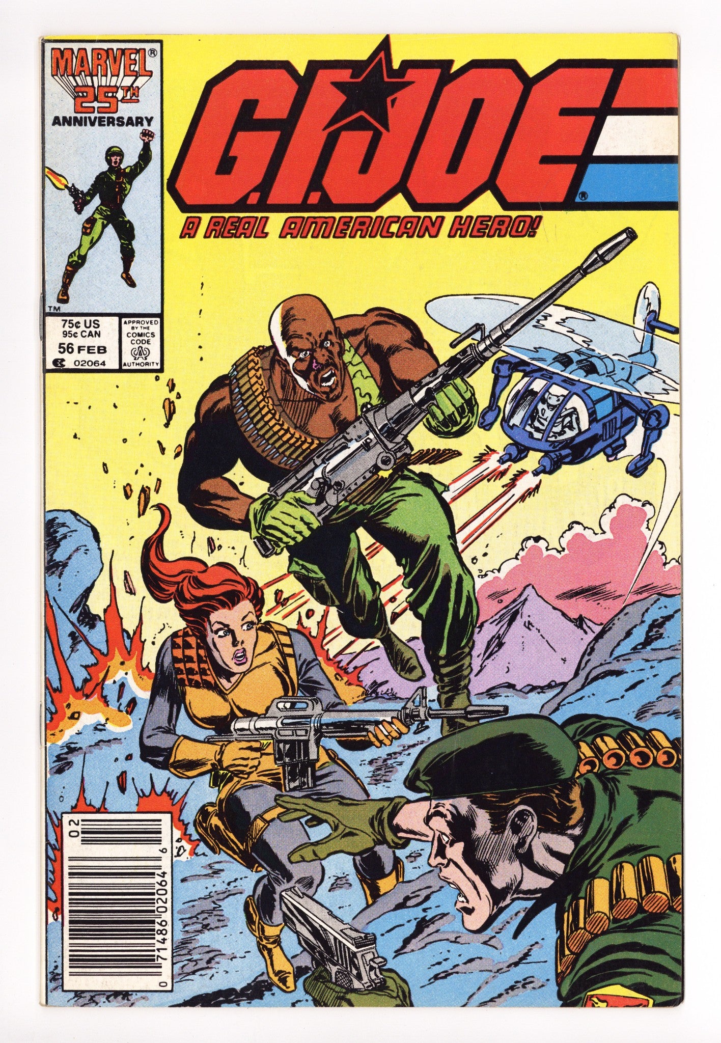 G.I. Joe, A Real American Hero 56 Low Grade (1987) Newsstand 