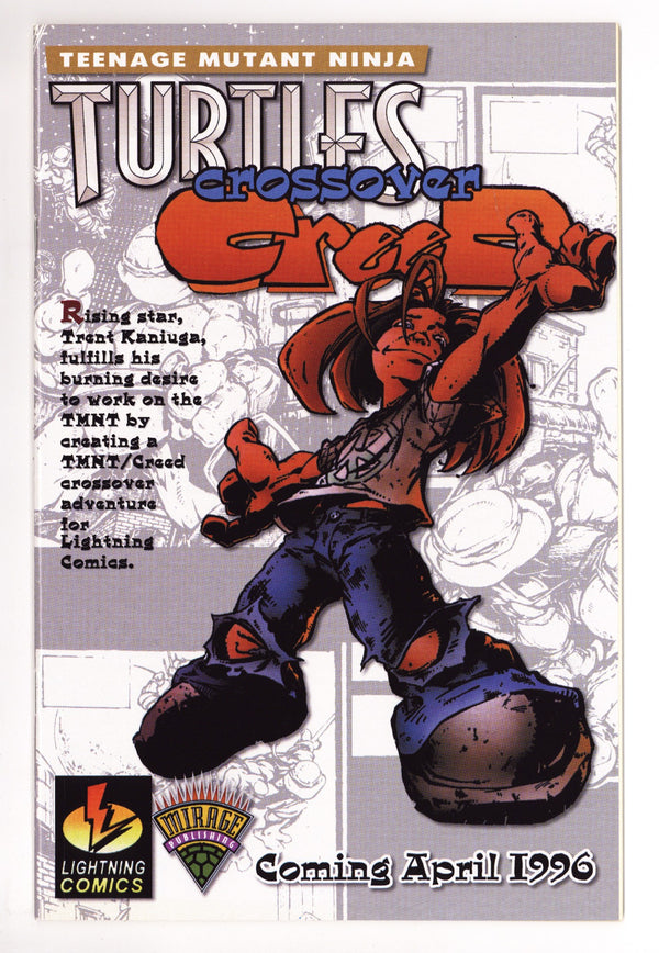Teenage Mutant Ninja Turtles Vol 2 13  VF (8.0) Error, Cover Backwards  (1995)