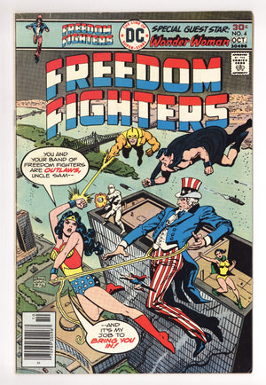 Freedom Fighters Vol 1 4 Mid Grade (1976)