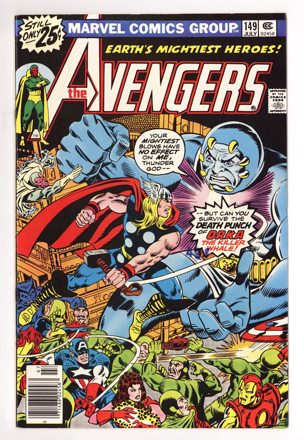 The Avengers Vol 1 149 VF- (7.5) (1976)