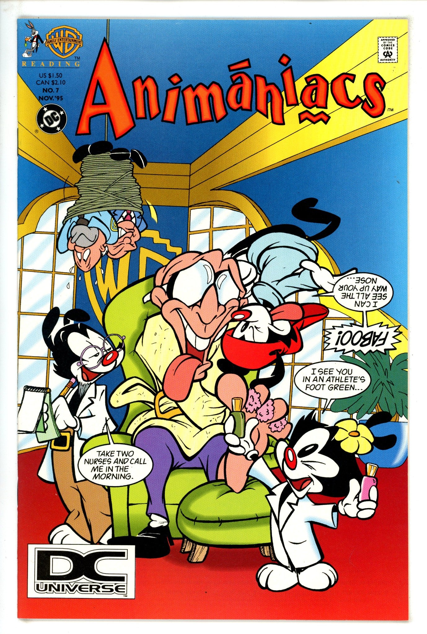 Animaniacs 7 Dc Universe Logo VF/NM (1995)