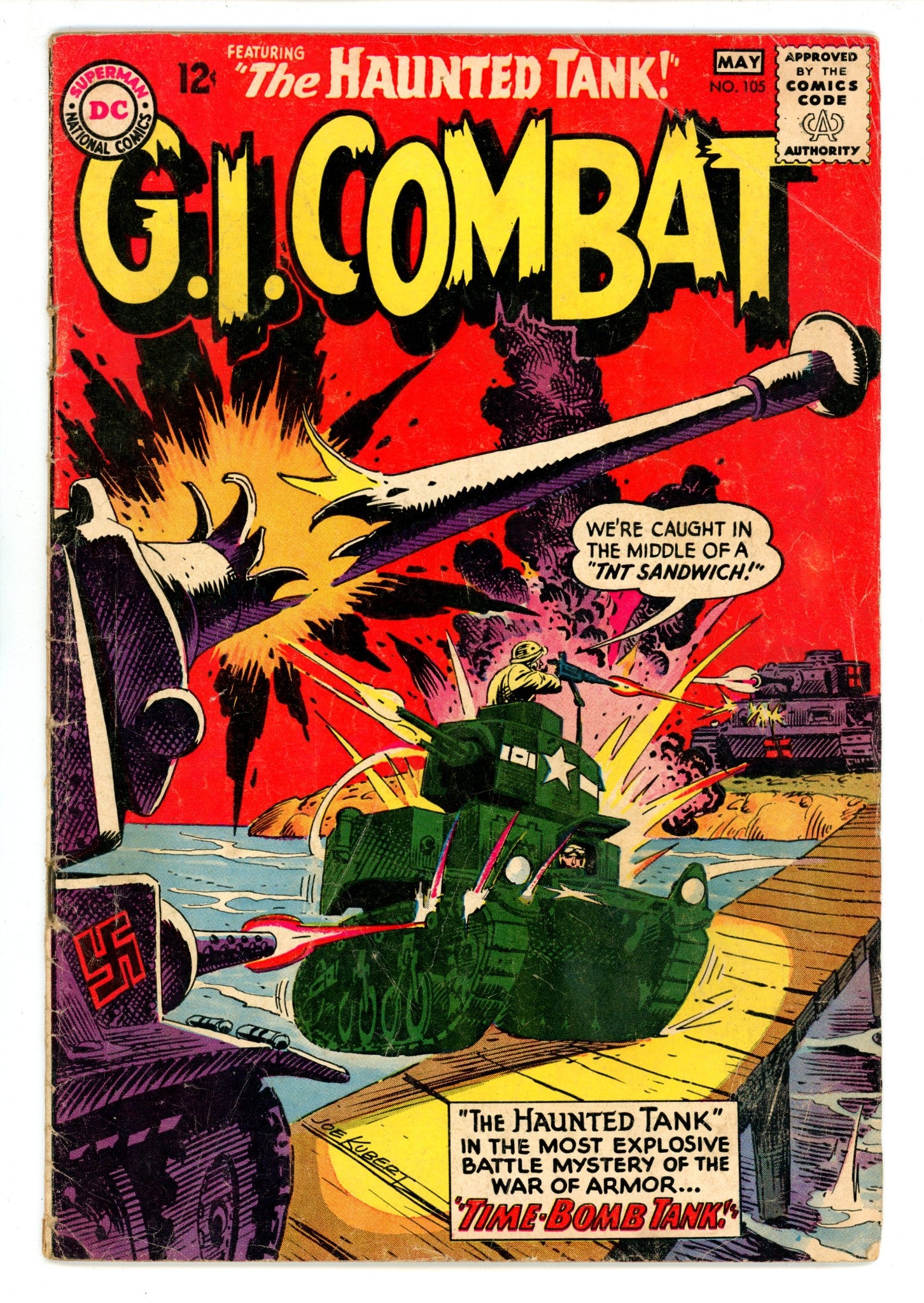 G.I. Combat Vol 1 105 VG- (3.5) (1964) 