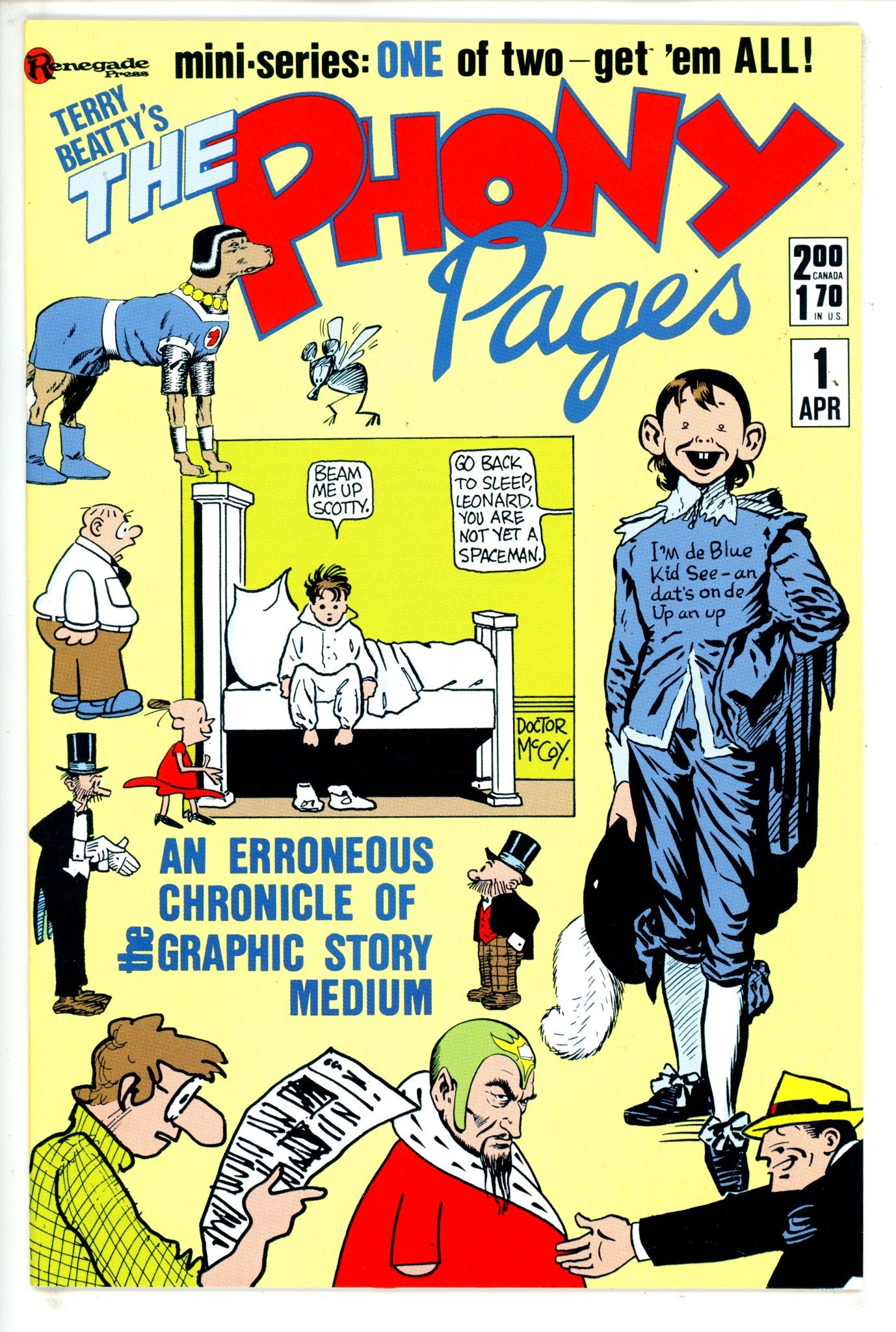 Terry Beatty's The Phony Pages 1 (1986)
