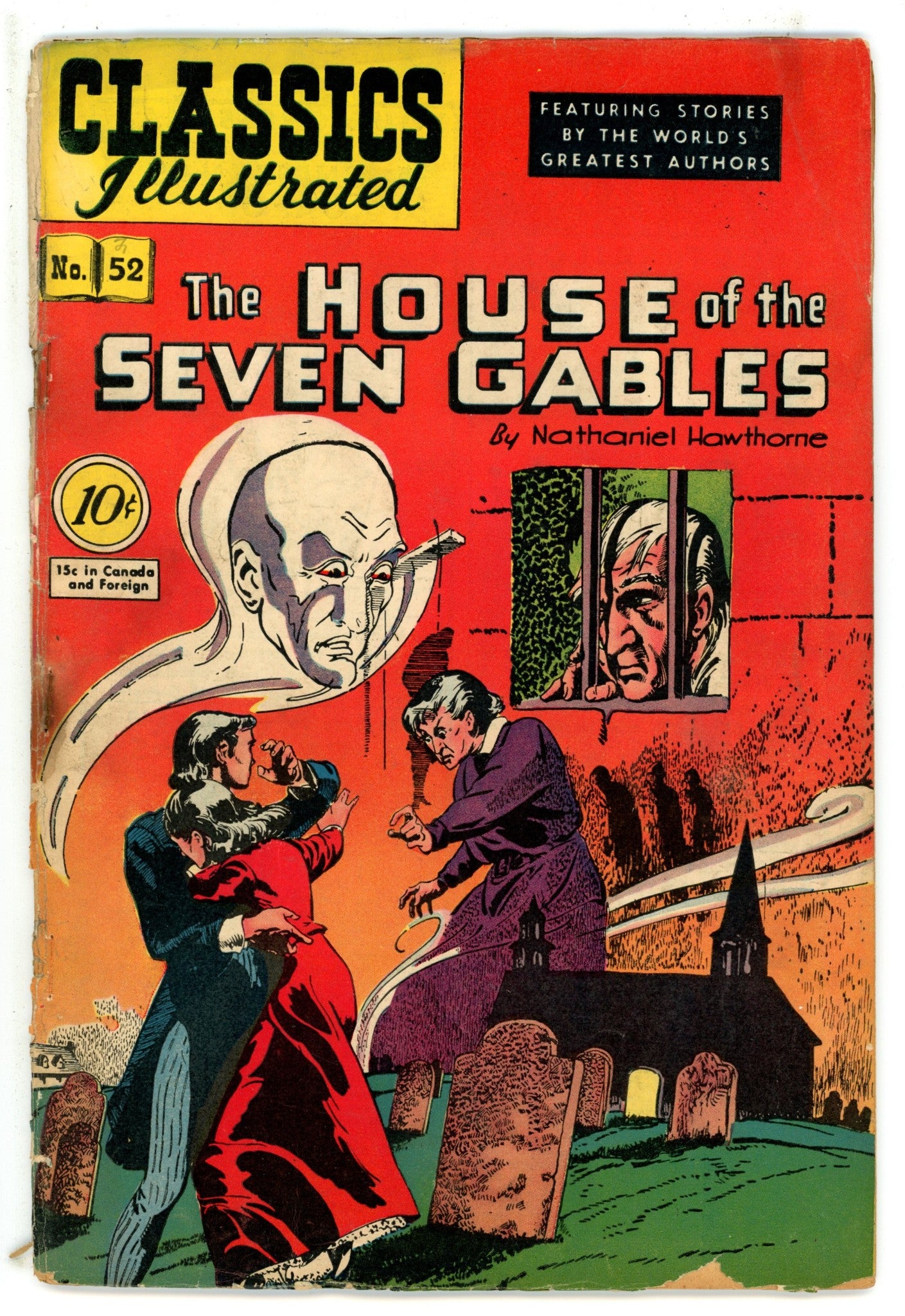 Classics Illustrated: The House of the Seven Gables 52 Hrn 53 GD (1948)