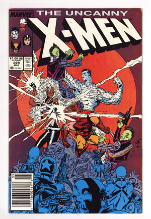The Uncanny X-Men Vol 1 229 Mid Grade (1988) Newsstand
