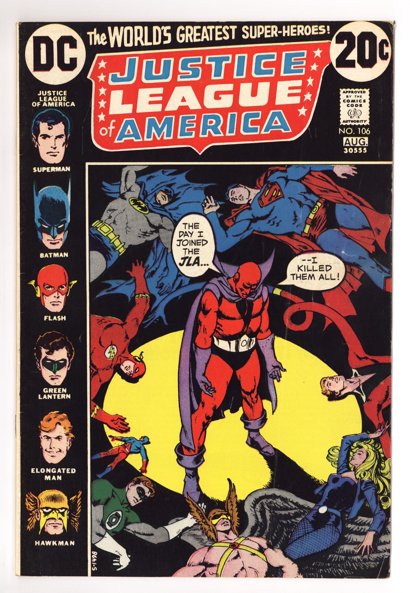 Justice League of America Vol 1 106 VG+ (4.5) (1973) 
