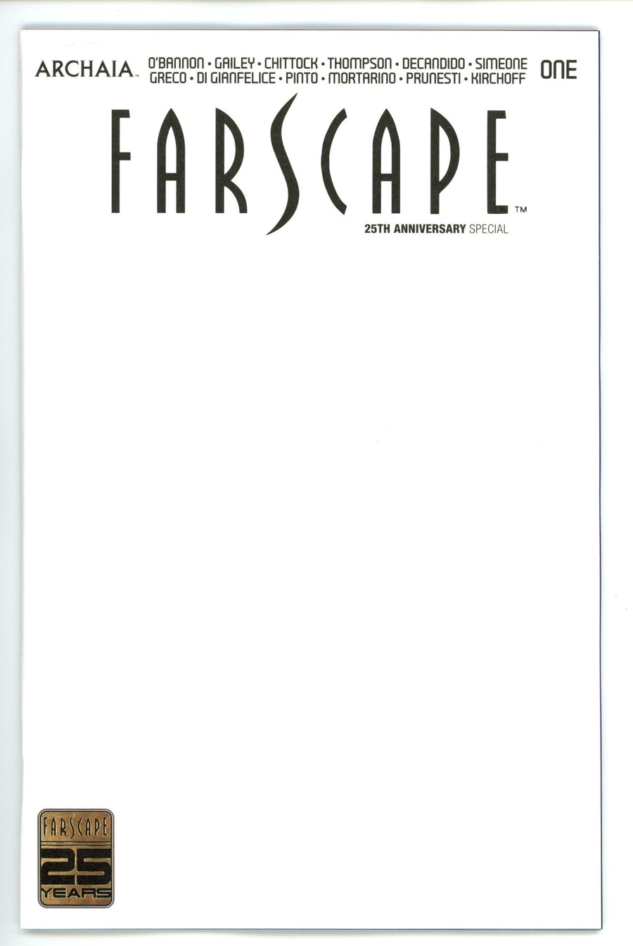 Farscape 25th Anniversary Special 1 Blank Variant (2024)