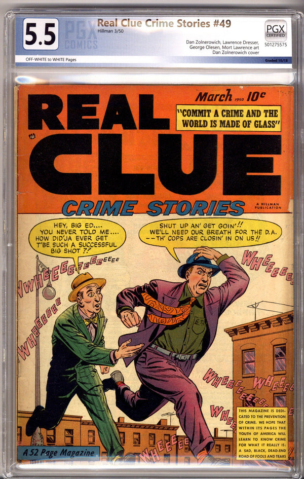 Real Clue Crime Stories Vol 5 1 PGX 5.5