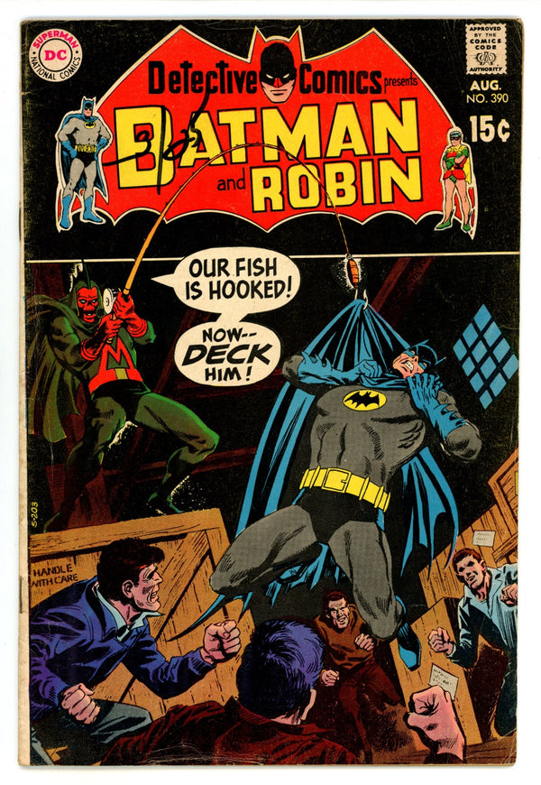 Detective Comics Vol 1 390 VG+ (4.5) (1969)