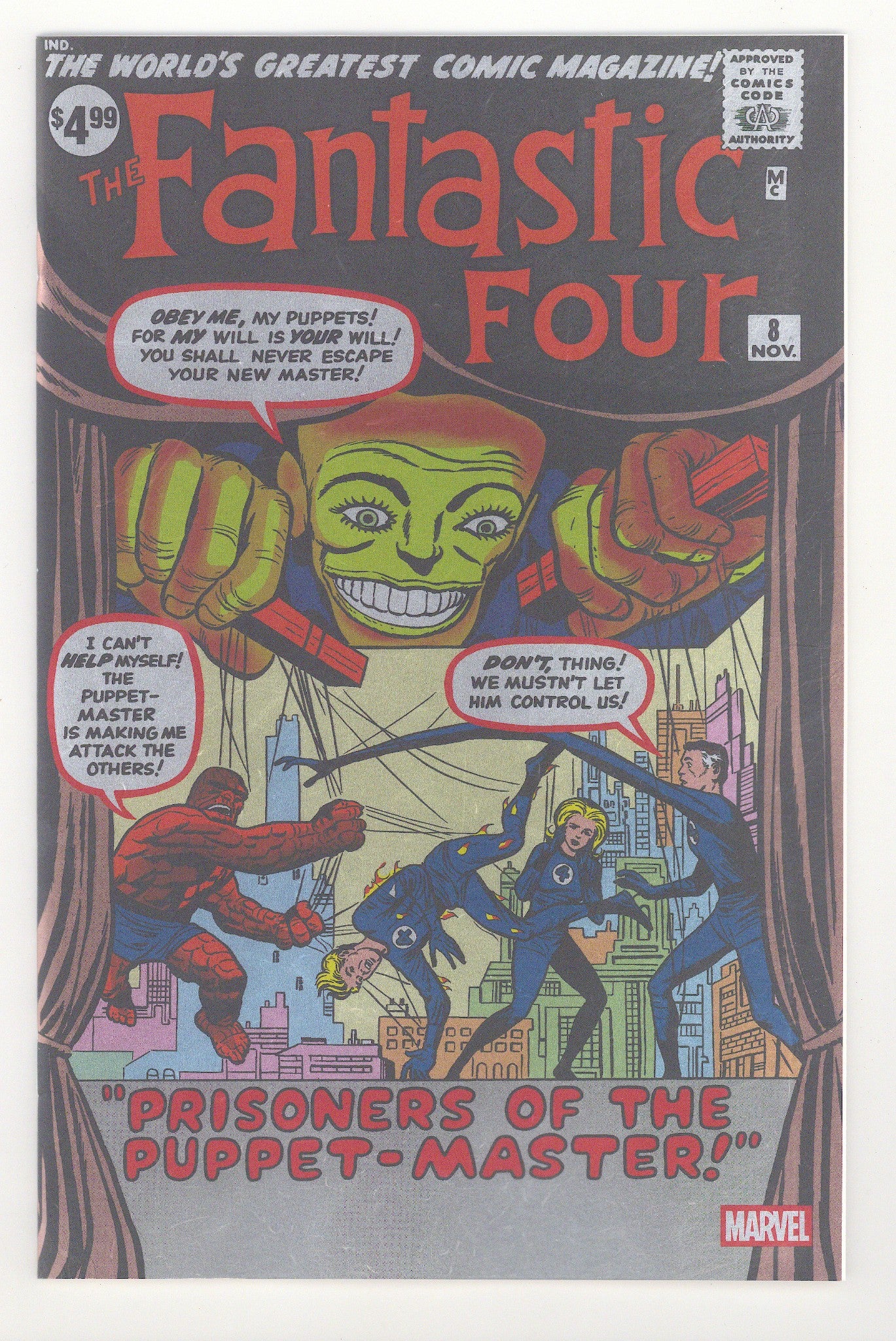 Fantastic Four Vol 1 8 Kirby Facsimile Foil Variant (2025)