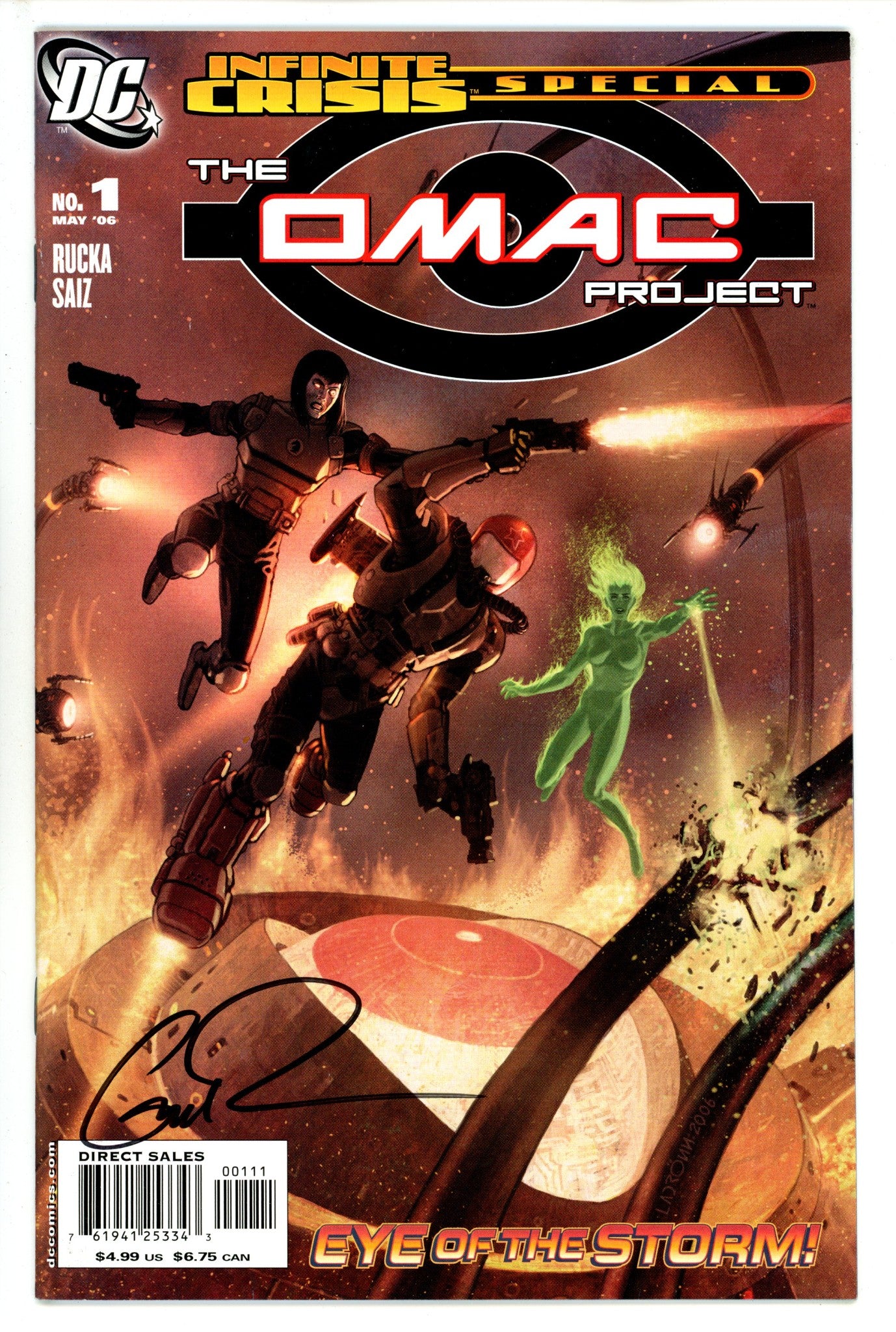 The OMAC Project: Infinite Crisis Special 1 Signed Greg Rucka (2006)