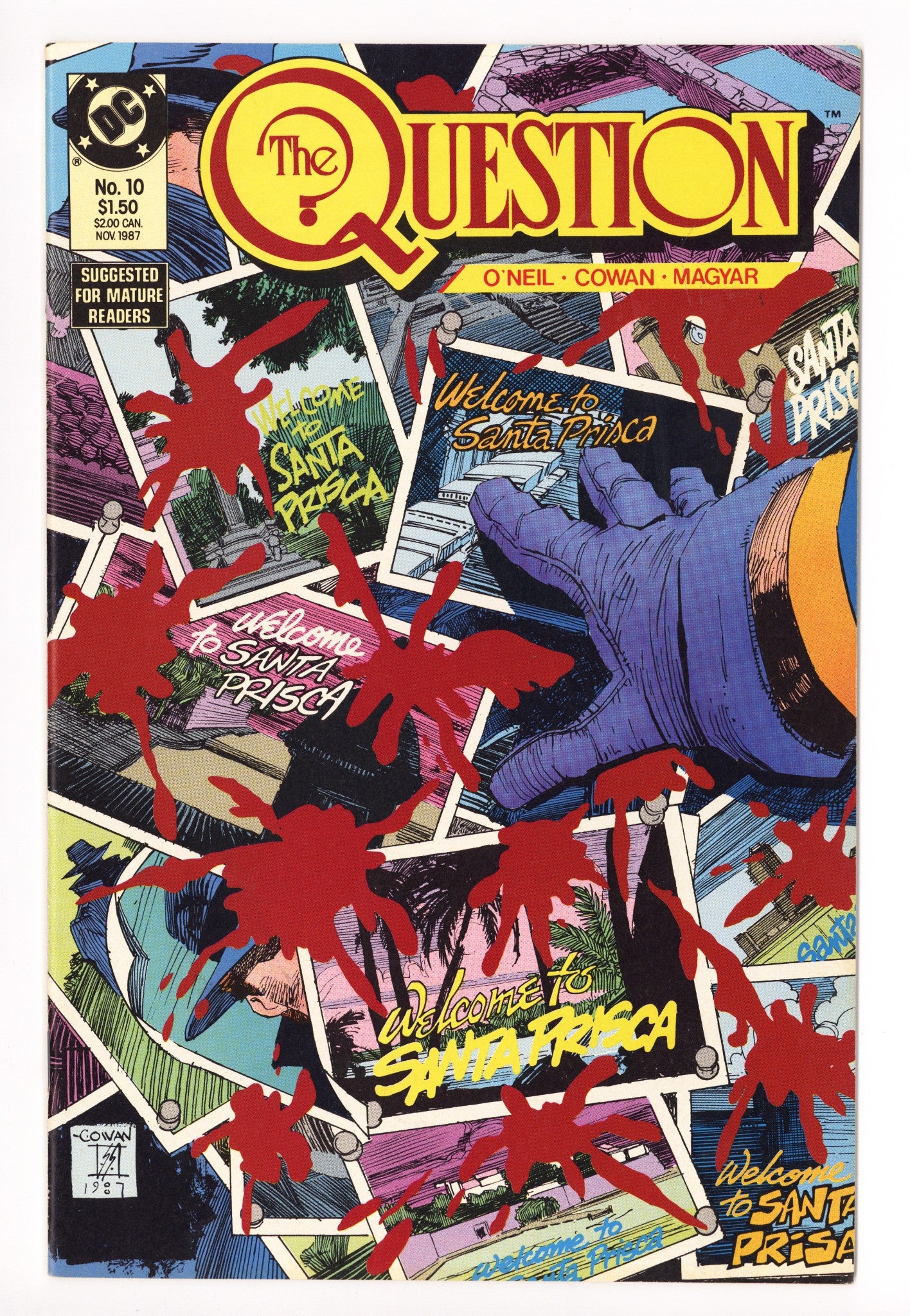 The Question Vol 1 10 Mid Grade (1987) 