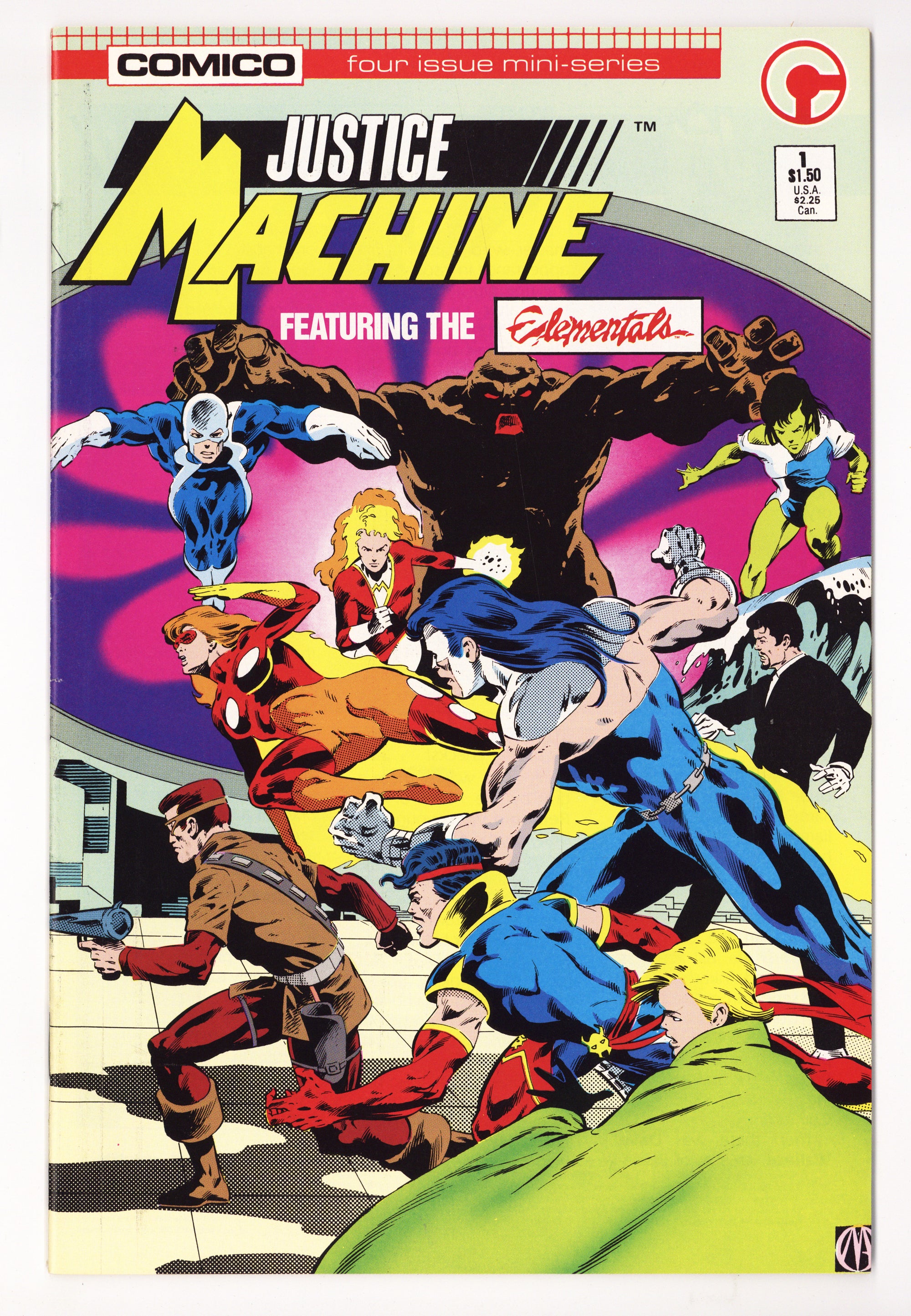 Justice Machine Featuring the Elementals 1 High Grade (1986) 