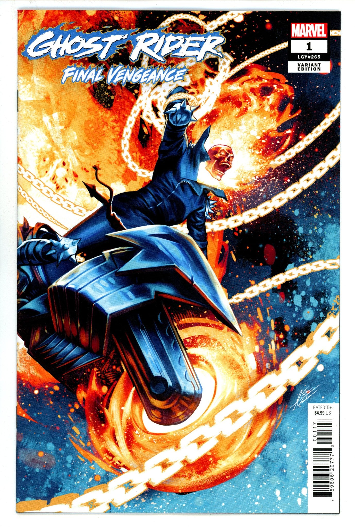 Ghost Rider Final Vengeance 1 Manhanini Incentive Variant NM- (2024)