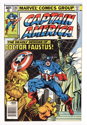 Captain America Vol 1 236 VF/NM (9.0) (1979) Newsstand 