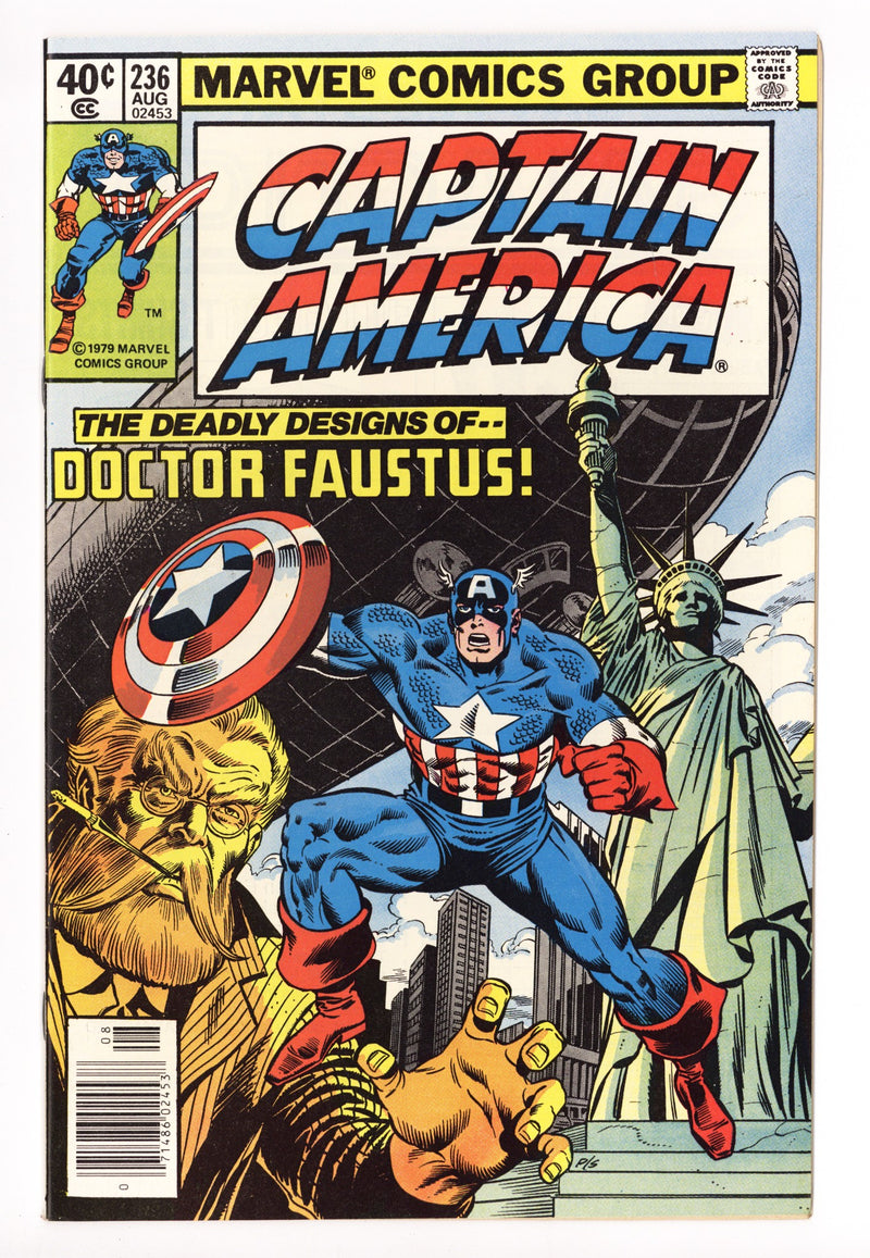 Captain America Vol 1 236 VF/NM (9.0) (1979) Newsstand 