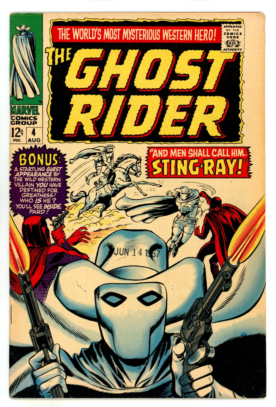 The Ghost Rider 4 FN (6.0) (1967) 