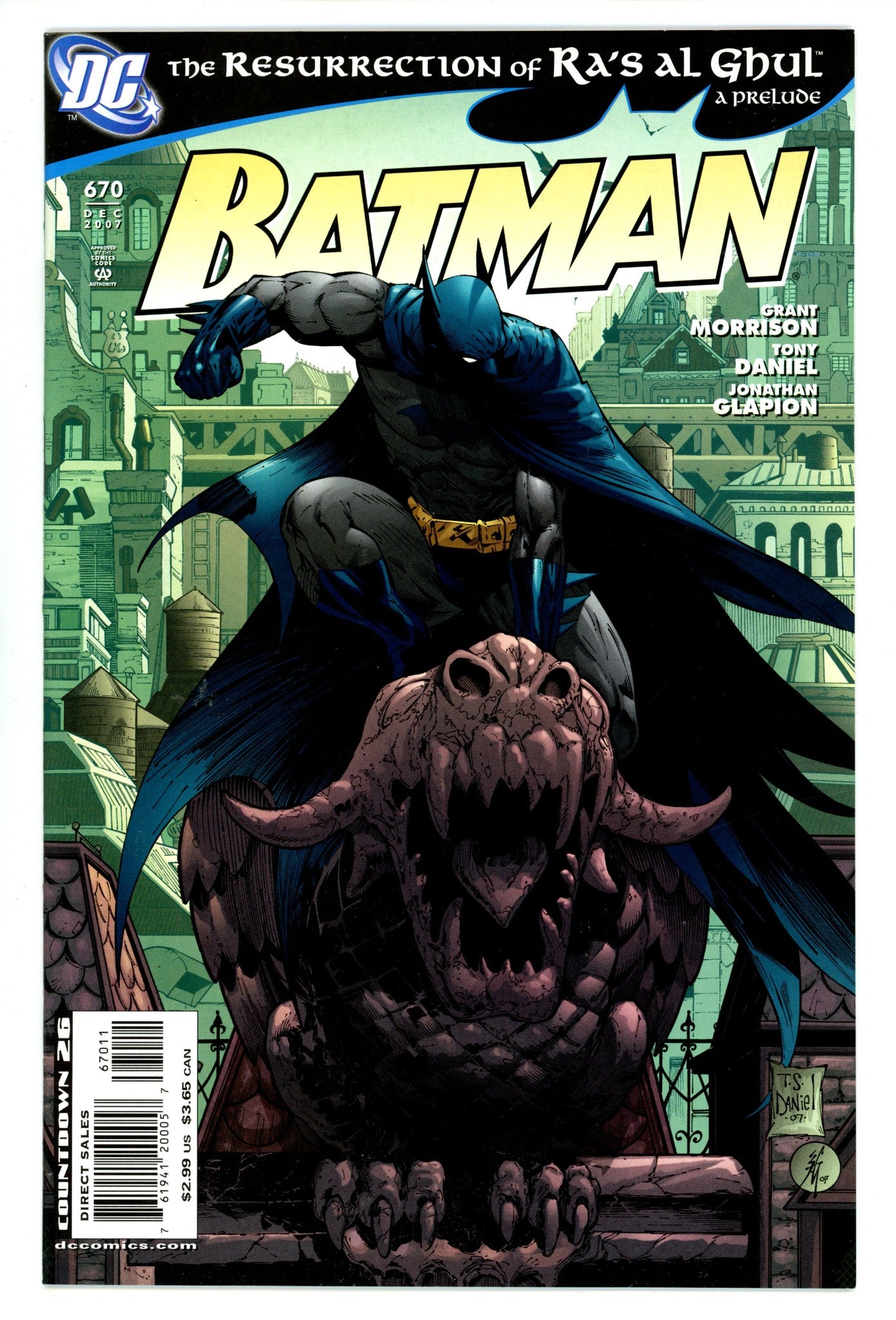 Batman Vol 1 670 High Grade (2007) 