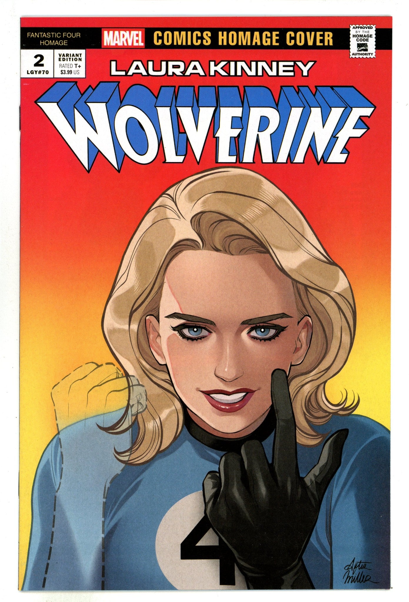 Laura Kinney: Wolverine 2 Jones Homage Variant (2025)
