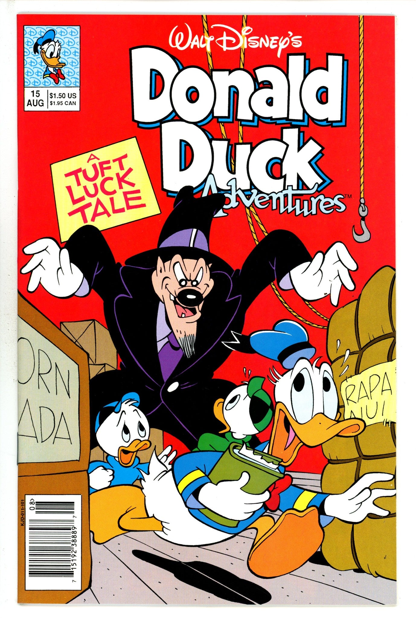 Walt Disney's Donald Duck Adventures Vol 2 15 Newsstand NM- (1991)