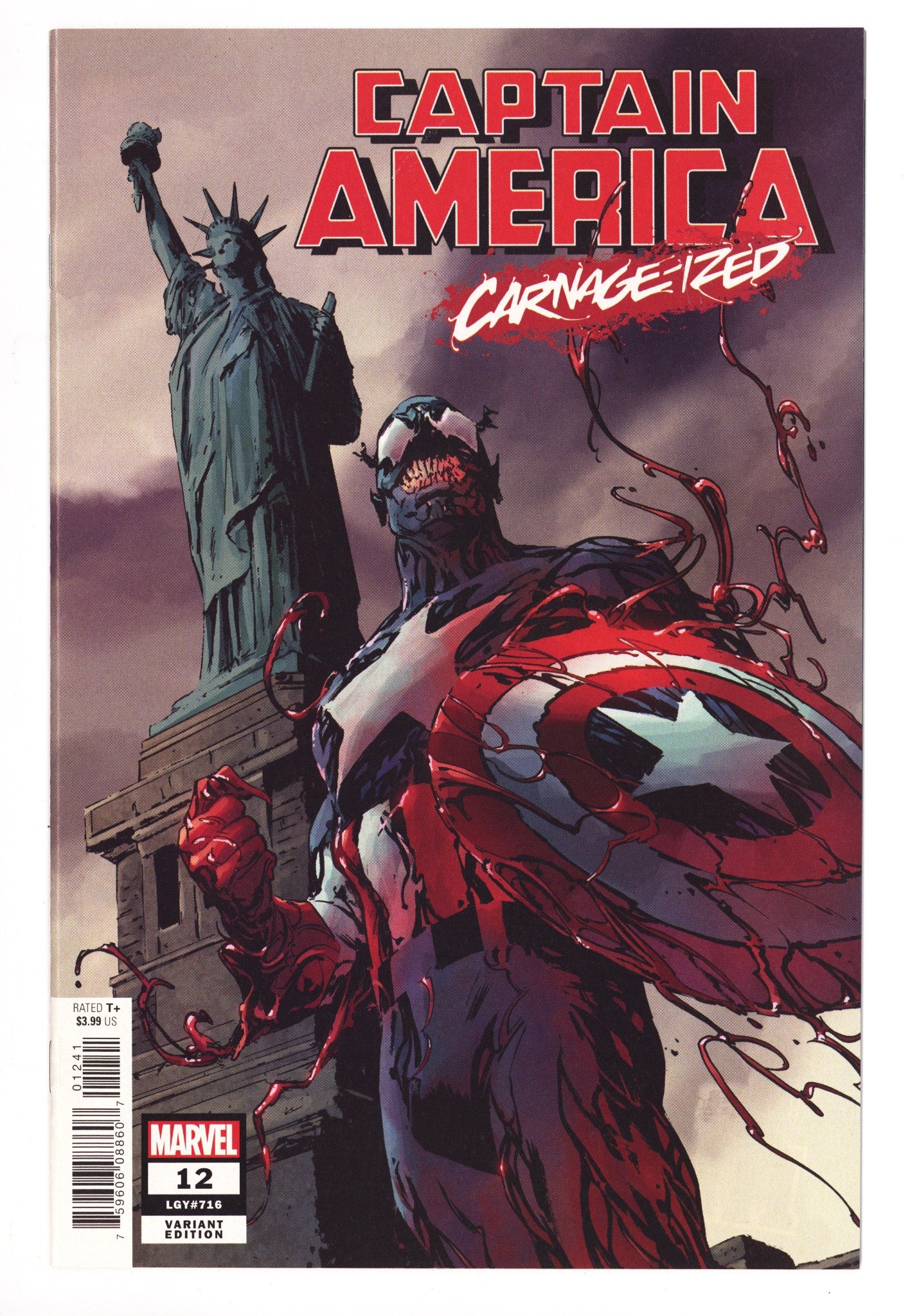 Captain America Vol 9 12 (716) High Grade (2019) Guice Variant 