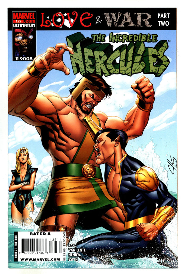 Incredible Hercules 122 High Grade (2008)